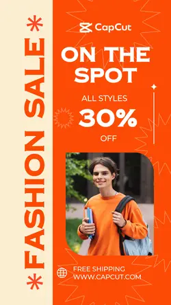 Flat Design Sale Template