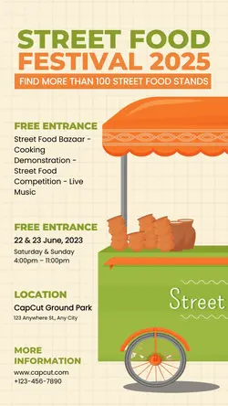 Street Food Festival Event Promotion