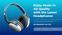 Headphone Promotion Facebook Cover