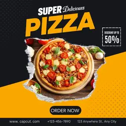 Foods & Beverage pizza promotion