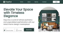 Design Interior Service Promotion Page