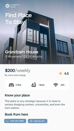 Rent House Promotion Instagram Story