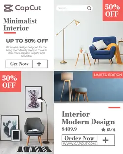 Minimalist Interior Promotion Page