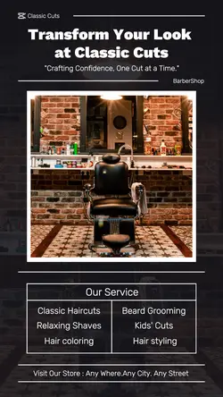 Other Barbershop Service Instagram Story