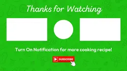 Non-marketing Youtube Endscreen Cooking Channel