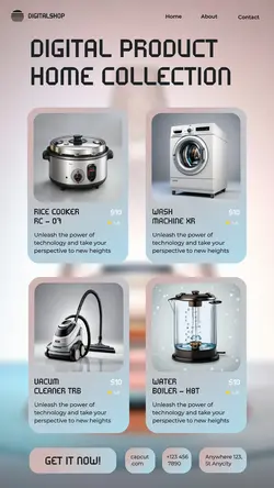 Household Digital Products Display Instagram Story