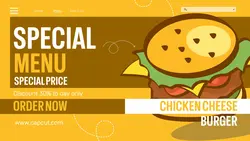 Special Menu Promotion Twitter Post