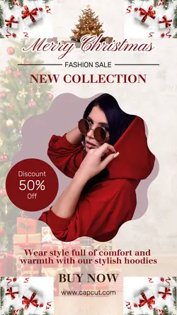 Merry Christmas Fashion Instagram Story