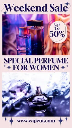 Personal Care Perfume Weekend Sale Instagram Story