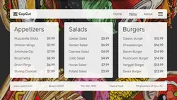Food Menu List Twitter Post