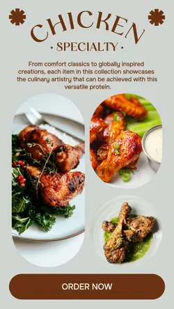 3 Multi-Product Image Food Product Display