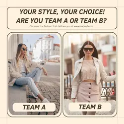 Fashion Comparison Website Promotion Insta Post
