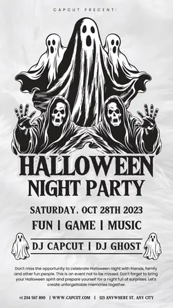 Halloween Night Party Instagram Story