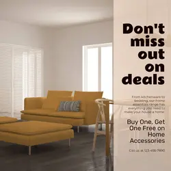 Home decor Sales Promotion
