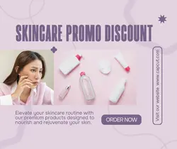 Skincare Promo Product Display