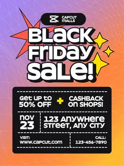 Black Friday Sale Poster