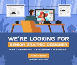 Graphic Designer Recruitment Facebook Post