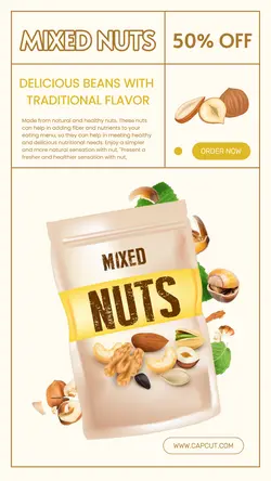 Food Product Display Illustration Tiktok Post