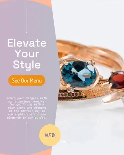 Jewelry & Accessories Menu