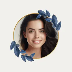 Self-Media Avatar Frame Display Flora(cc web)