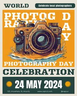 Non-Marketing Wold Photography Day Instagram Post