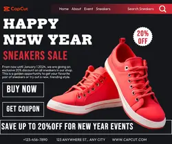 Happy New Year Sneaker Sale