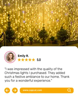 Christmas Customer Feedback Instagram Portrait