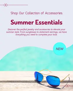 Jewelry & Accessories Menu
