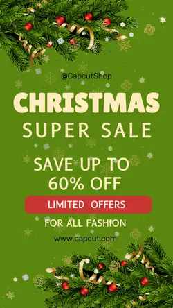 Christmas Super Sale Promotion Insta Story