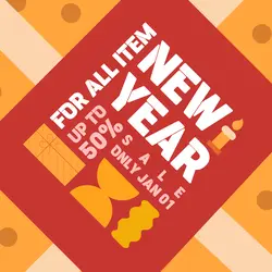 New Year Sale Promo Display Linkedin Post