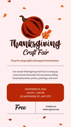 Thanksgiving Festival Tiktok Post