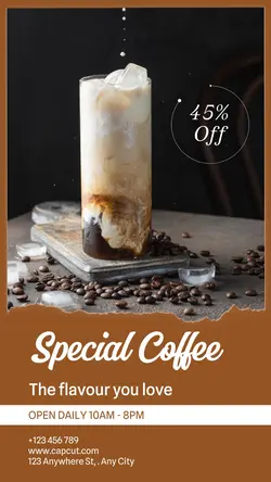 foods & beverage special coffee sales promotion