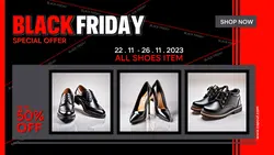 Black Friday Fashion Promo Page