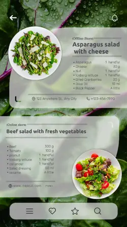 Foods & Beverage Salad Recipe Simple style2