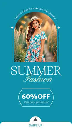 Fashion Summer Dress  Instagram Story