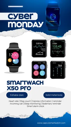 Cyber Monday Smartwatch Promotion Tiktok Post