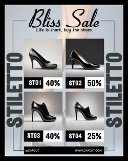Fashion & Shoes Stiletto sales Promotion
