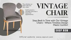 Vintage Chair Promote Twitter Post