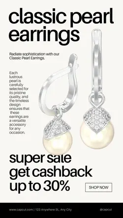 Jewelry Product Super Sale Instagram Story