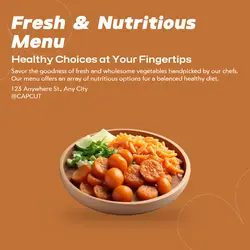 Foods & Beverage Menu