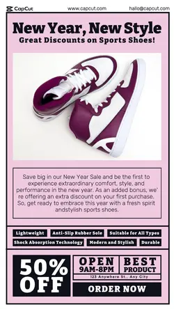 New Year's Day Sales Promotion Instagram Story
