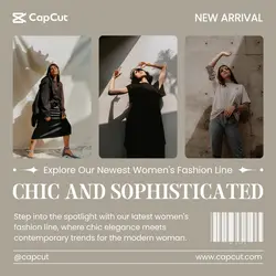 Fashion Women Clothing Display Instagram Post