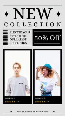 Fashion Display Promotion Page