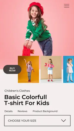 2024hot Promotional Page Activity Page Children's Clothes