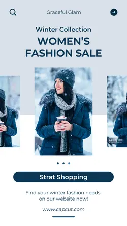 Clothing Woman Fashion Sale Instagram Story