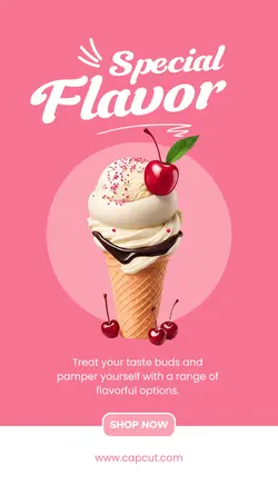 Ice Cream Promotion - Instagram Story