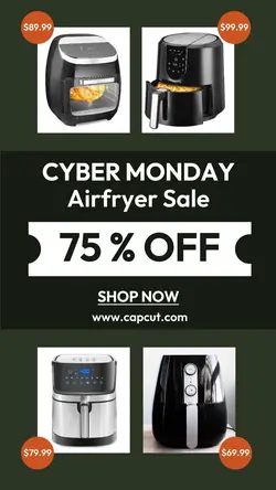 Cyber Monday Airfryer Sale Instagram Story