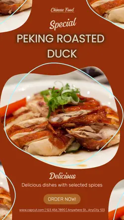 Food and Beverage Chinese Food Instagram Post