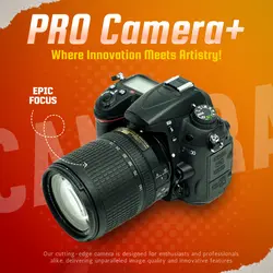 E-commerce Electronics - Product Display - Camera