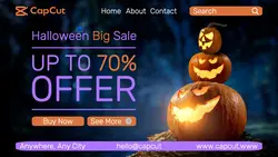 Halloween Big Sale Promotion Twitter Post